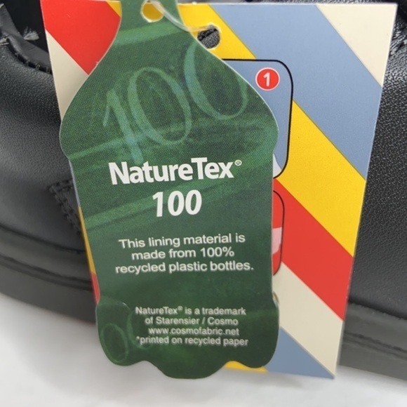 COSMO Kids Black Leather Sneakers US 2 NWT - Picture 3 of 16